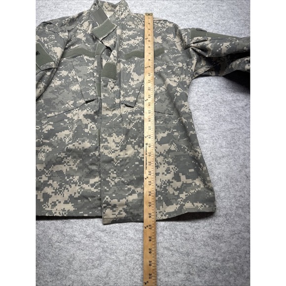US Army Combat Military Mens Medium Short ACU Field Jacket Digital Camouflage - Picture 2 of 10